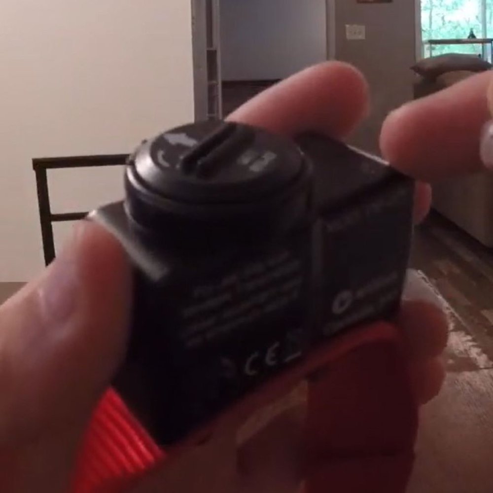 a human holding PetSafe Wireless Fence collar