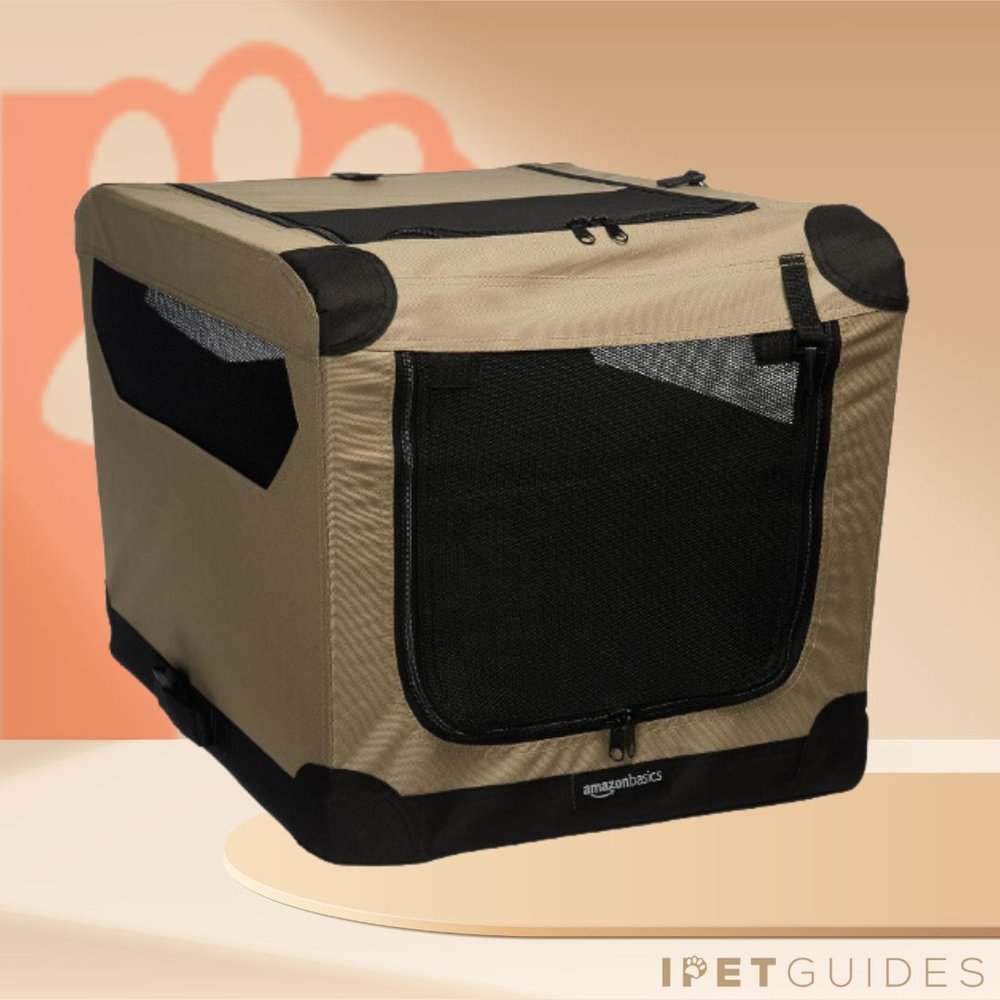 Amazon Basics Collapsible Soft Sided Dog Crate