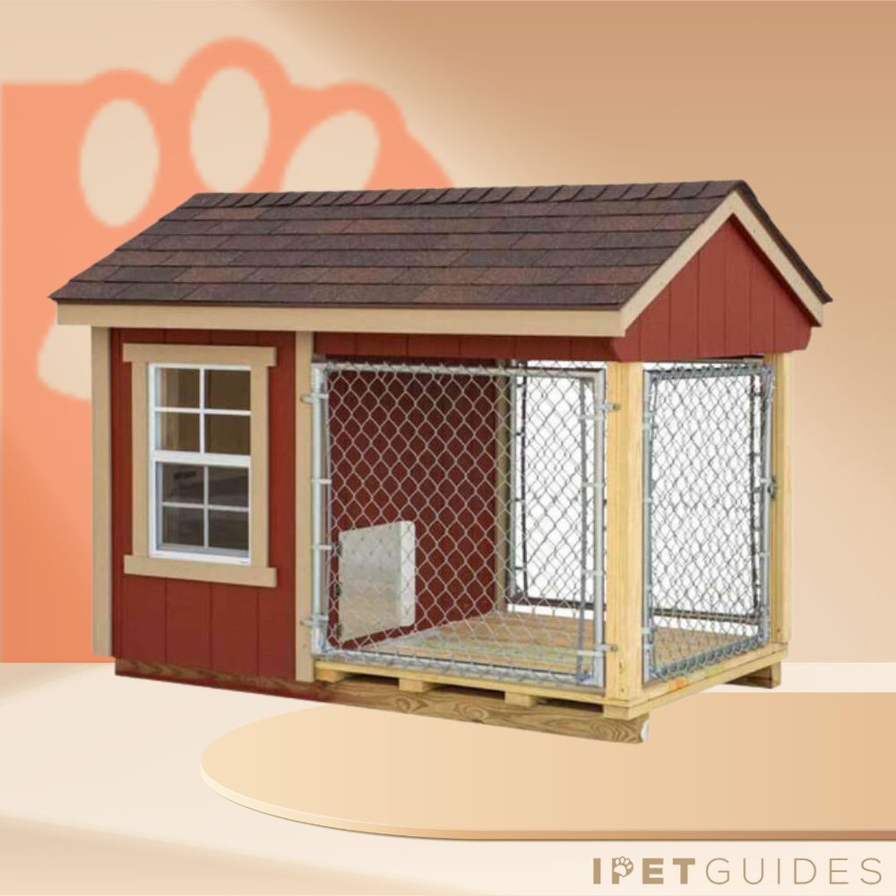 EZ Fit 4x7 Dog Kennel Kit With Run
