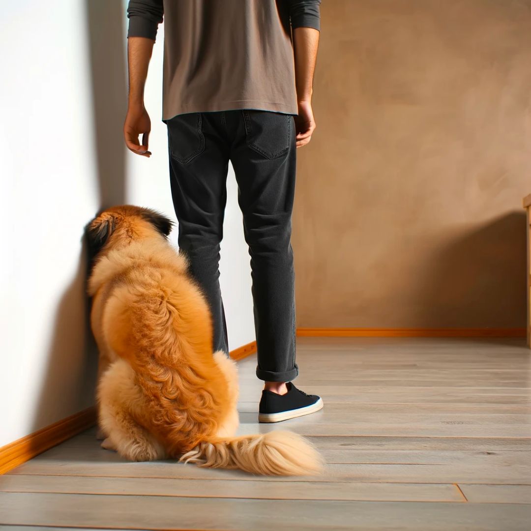 Your Poodle prefers "gentle parenting," so don't punish your dog. 

Punishments may give your Poodle the impression of being harmed for its mistakes.

Punishments make your dog feel bad or turn it harsh. 

a dog is affraid of his owner