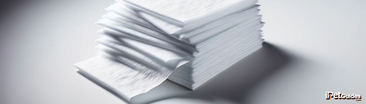 dryer sheets kept on a table