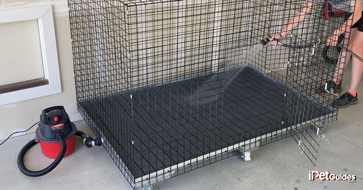 how to clean a dog crate featured image